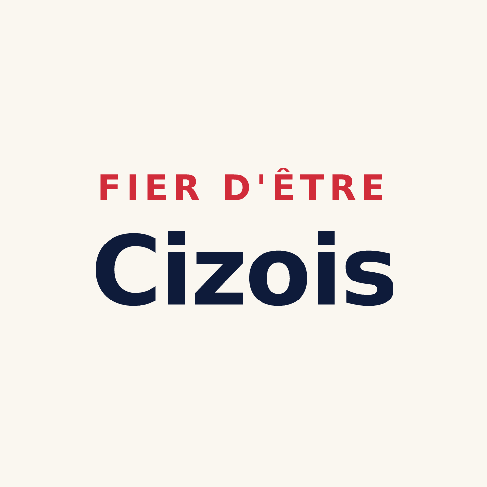 Tasse « Fier d'être Cizois » — design pour Cize