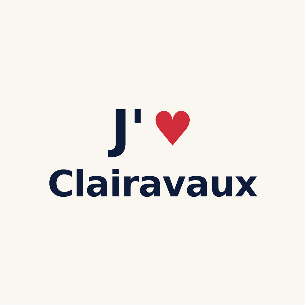 Tasse personnalisée Clairavaux — design J'aime Clairavaux