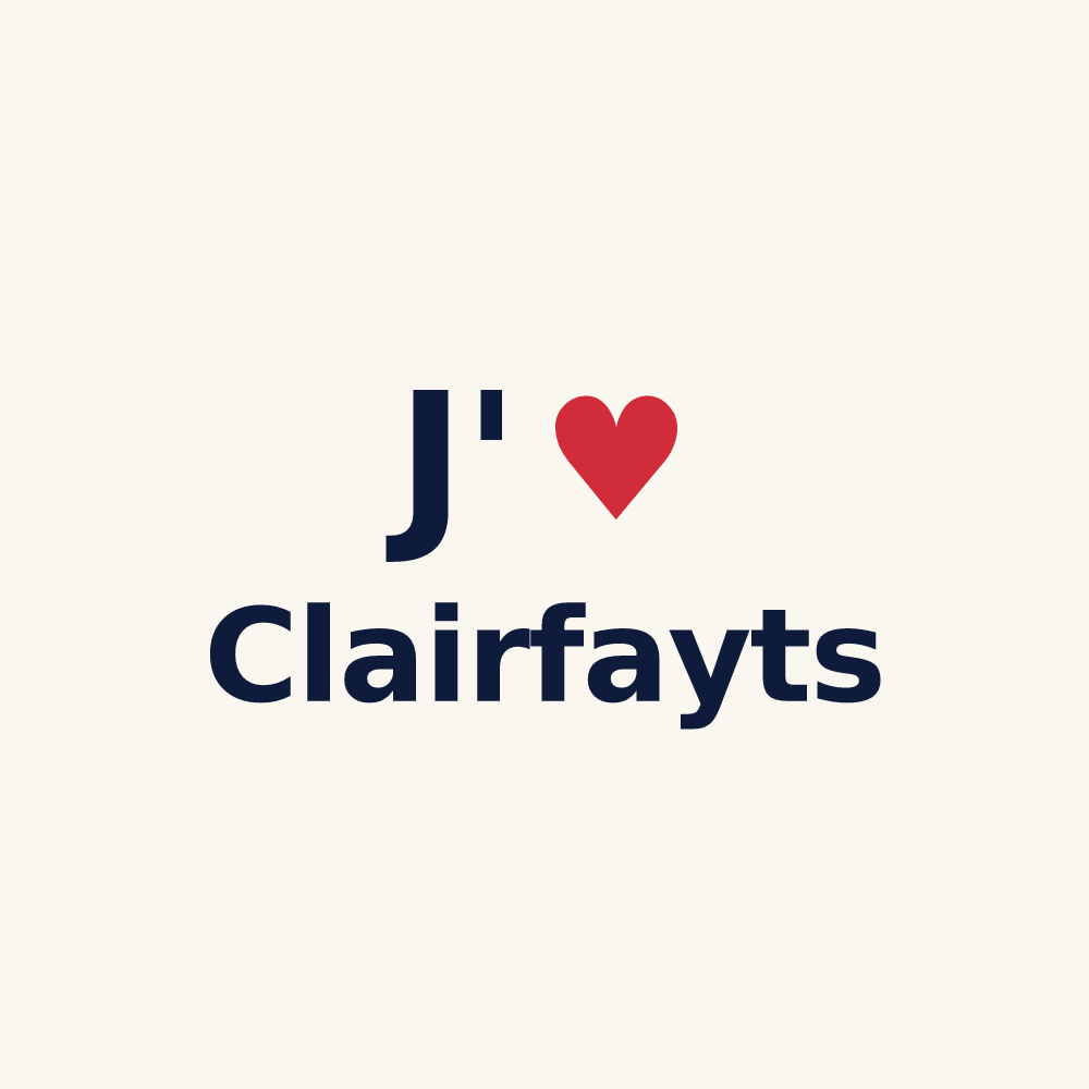 Tasse personnalisée Clairfayts — design J'aime Clairfayts
