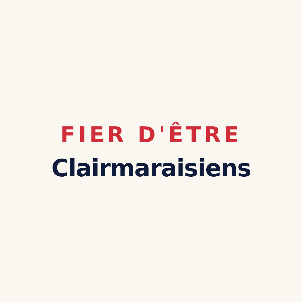 Tasse « Fier d'être Clairmaraisiens » — design pour Clairmarais