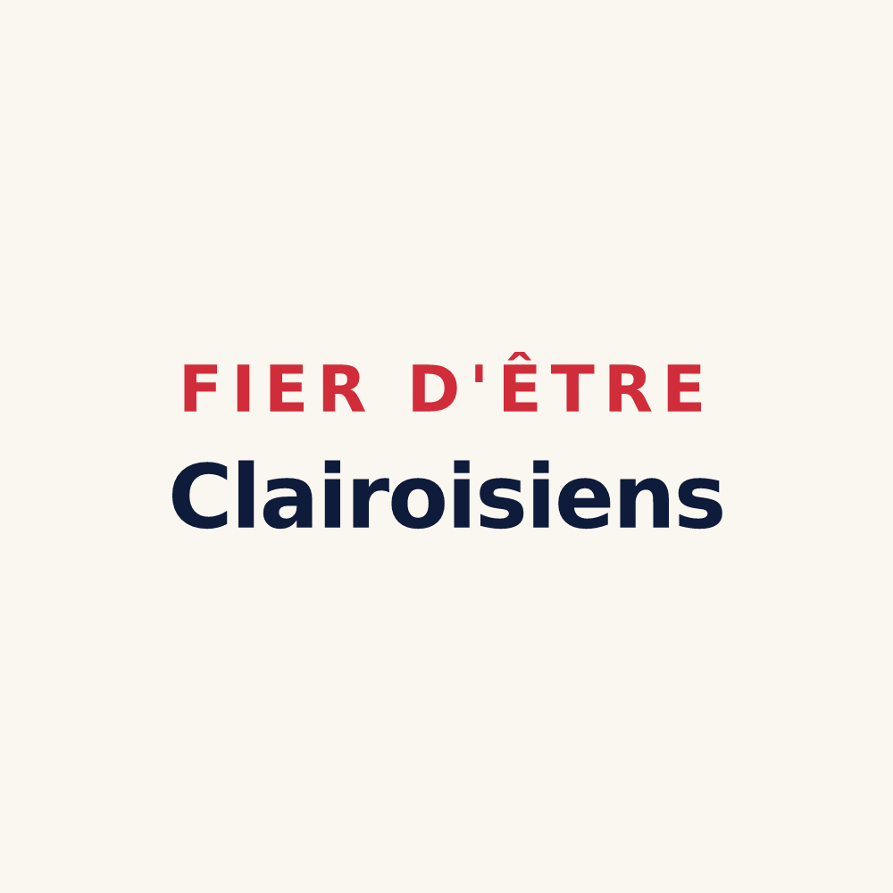 Tasse « Fier d'être Clairoisiens » — design pour Clairoix