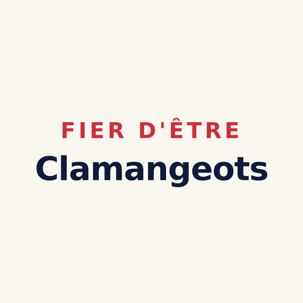 Tasse « Fier d'être Clamangeots » — design pour Clamanges