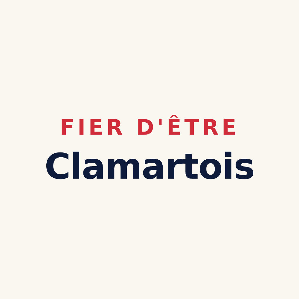 Tasse « Fier d'être Clamartois » — design pour Clamart