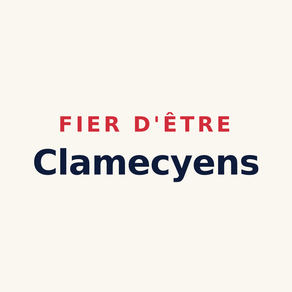 Tasse « Fier d'être Clamecyens » — design pour Clamecy