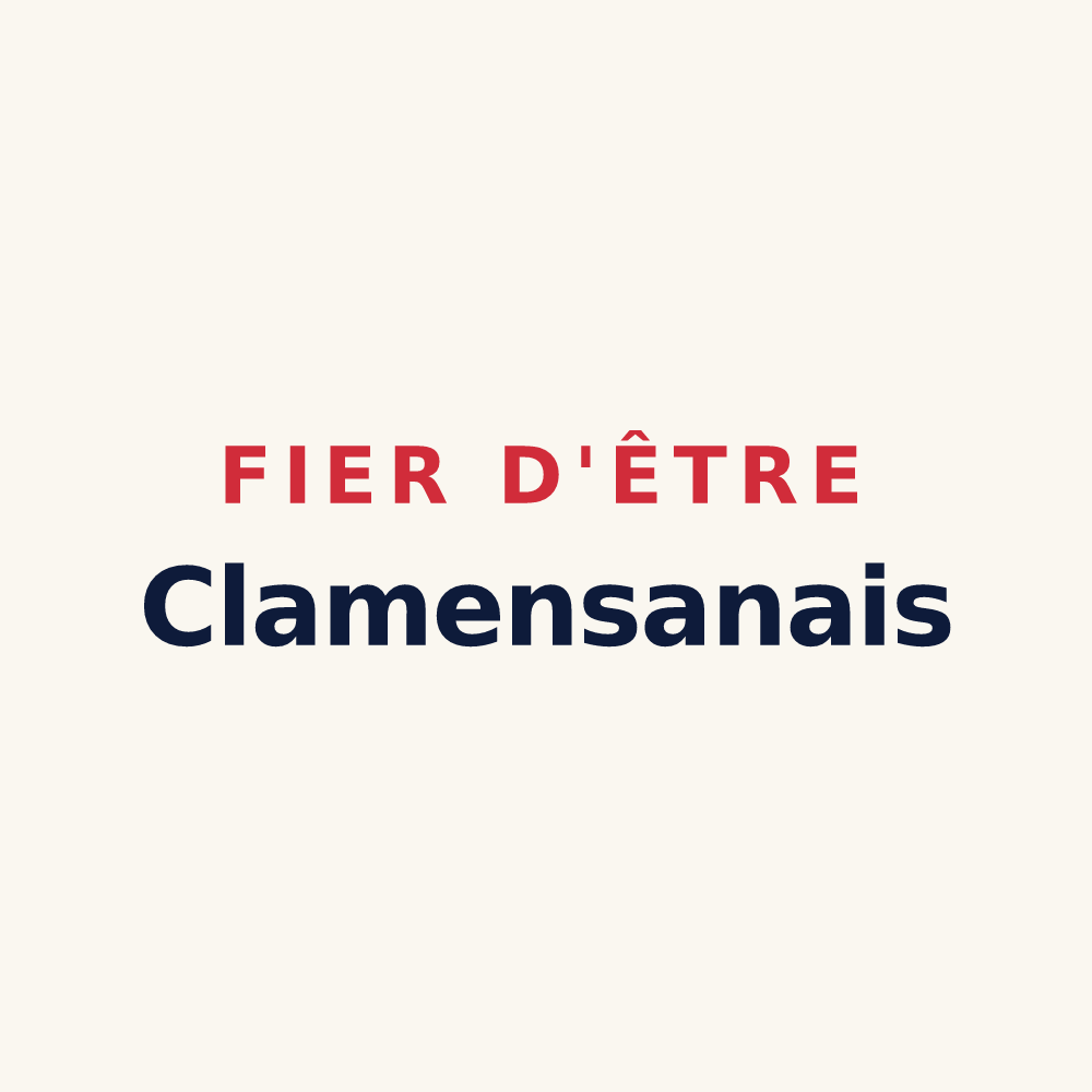 Tasse « Fier d'être Clamensanais » — design pour Clamensane