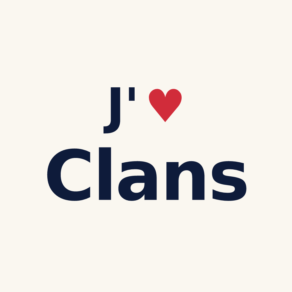 Tasse personnalisée Clans — design J'aime Clans