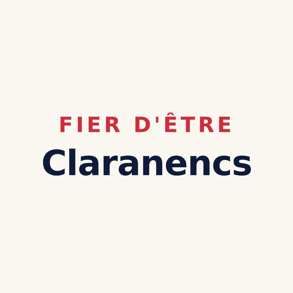 Tasse « Fier d'être Claranencs » — design pour Clara-Villerach