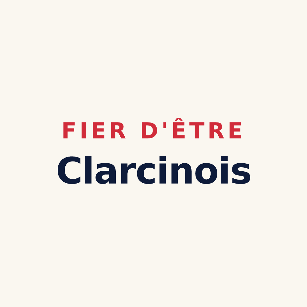 Tasse « Fier d'être Clarcinois » — design pour Clarafond-Arcine