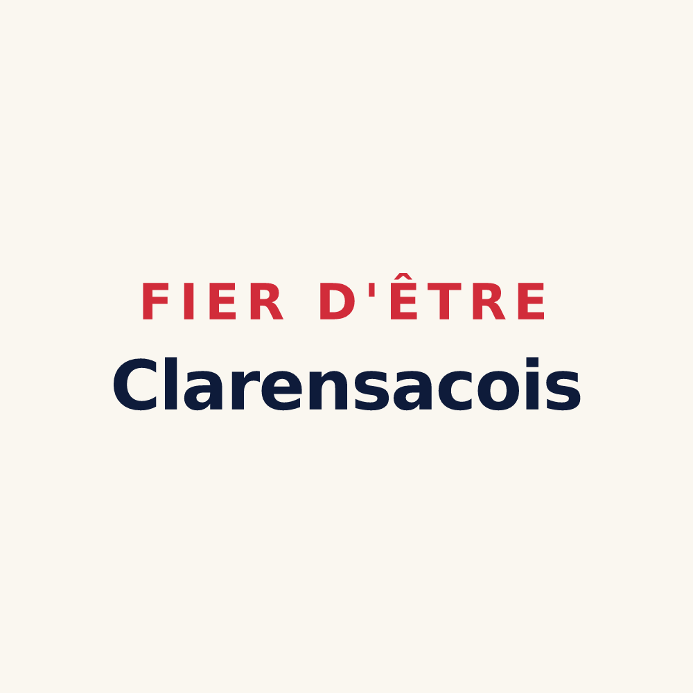 Tasse « Fier d'être Clarensacois » — design pour Clarensac
