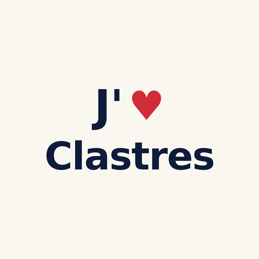 Tasse personnalisée Clastres — design J'aime Clastres