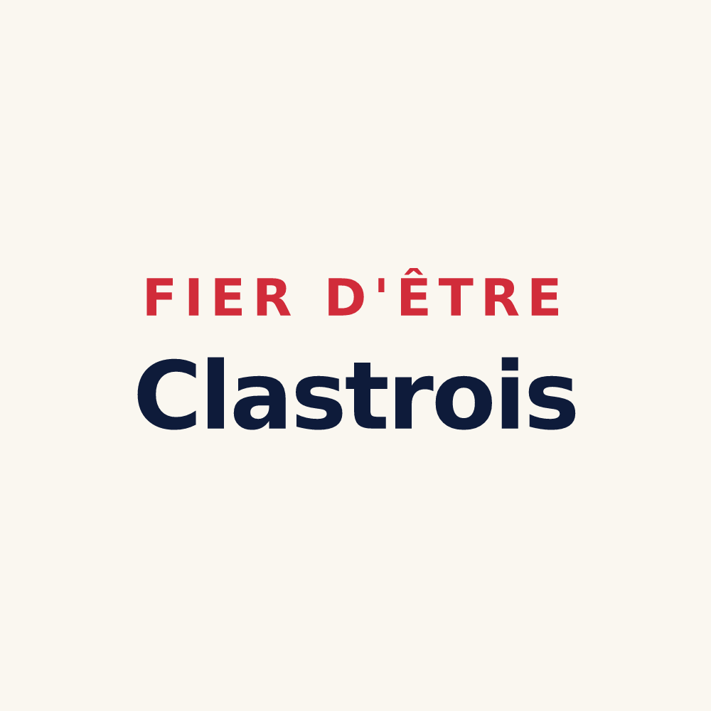 Tasse « Fier d'être Clastrois » — design pour Clastres