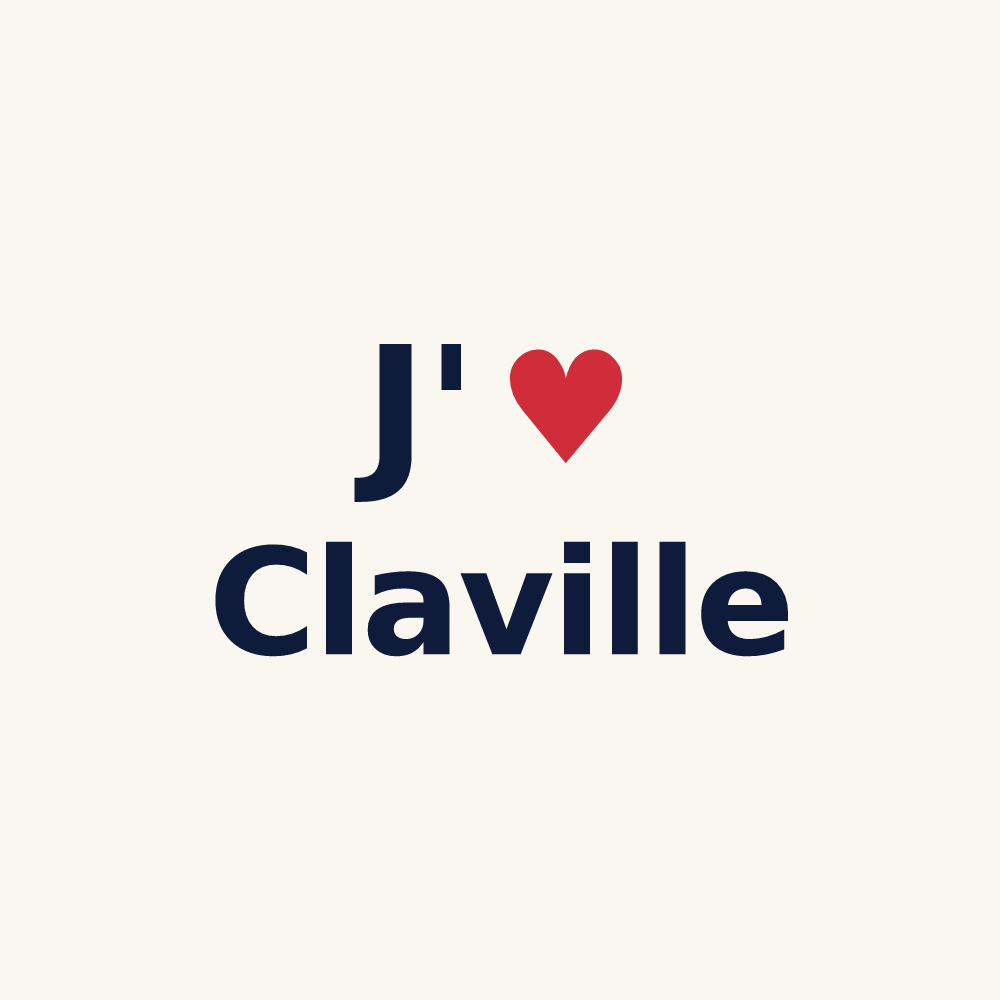 Tasse personnalisée Claville — design J'aime Claville