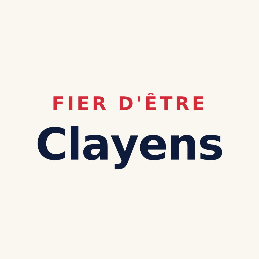 Tasse « Fier d'être Clayens » — design pour Clayes
