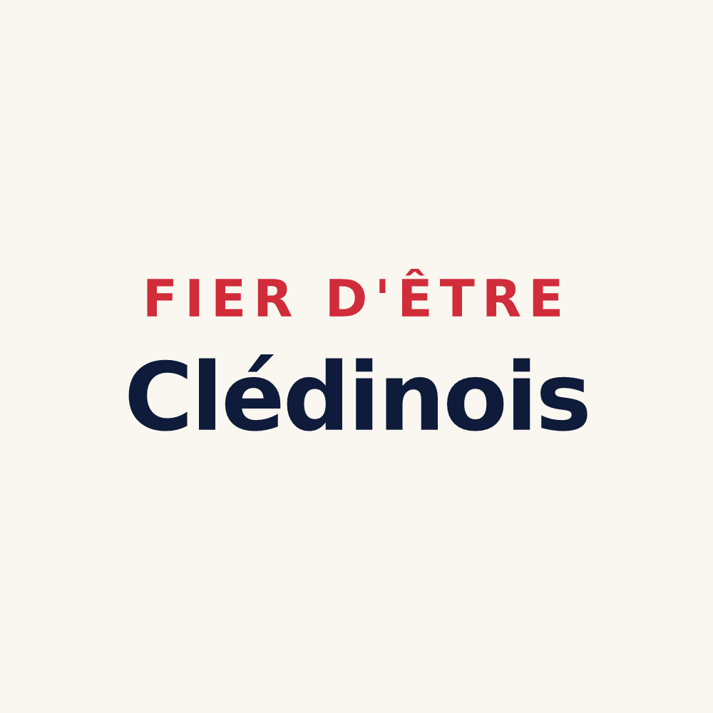 Tasse « Fier d'être Clédinois » — design pour Cléden-Poher