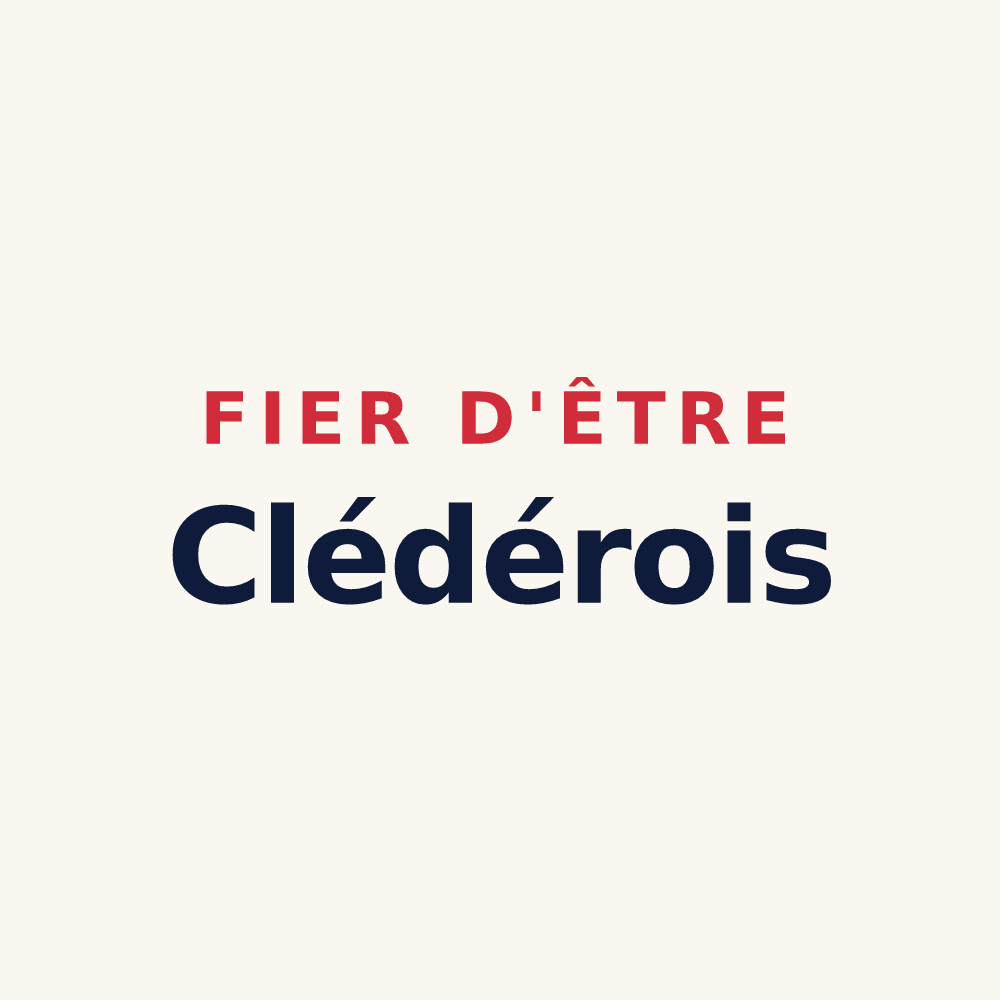 Tasse « Fier d'être Clédérois » — design pour Cléder