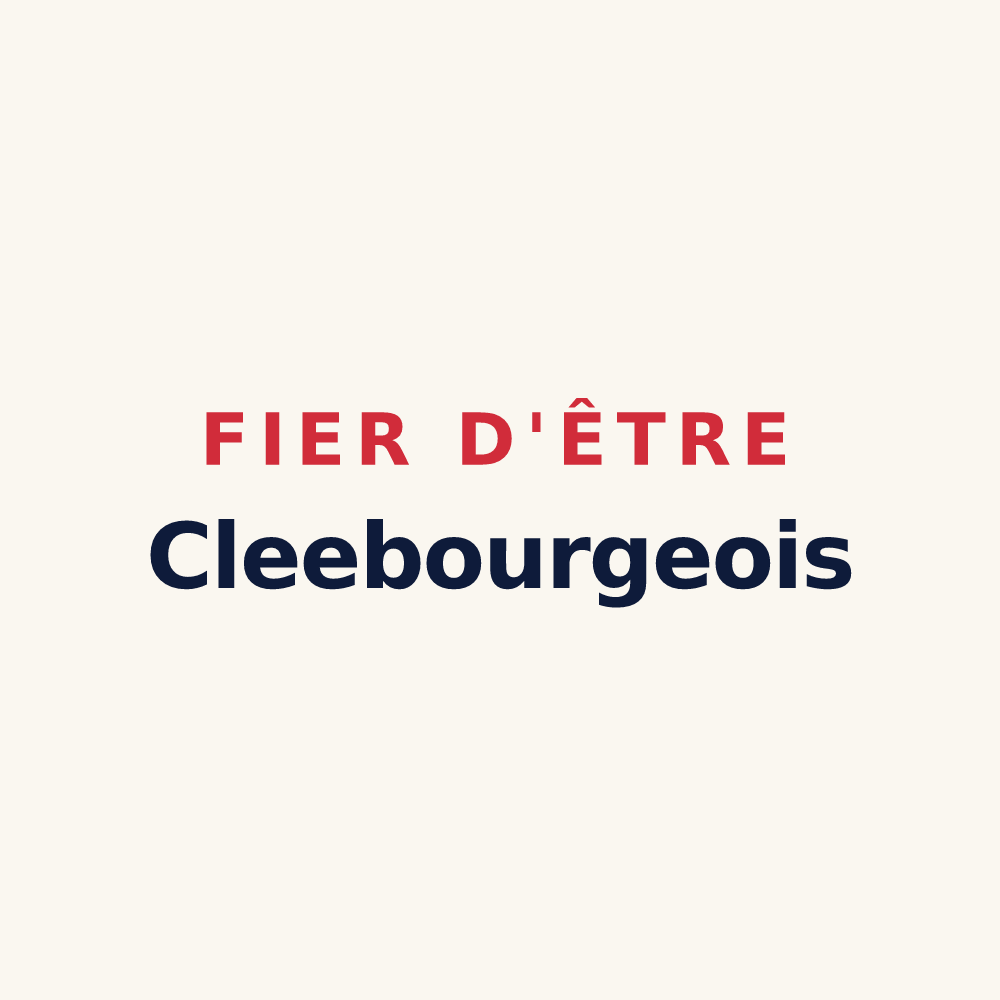 Tasse « Fier d'être Cleebourgeois » — design pour Cleebourg