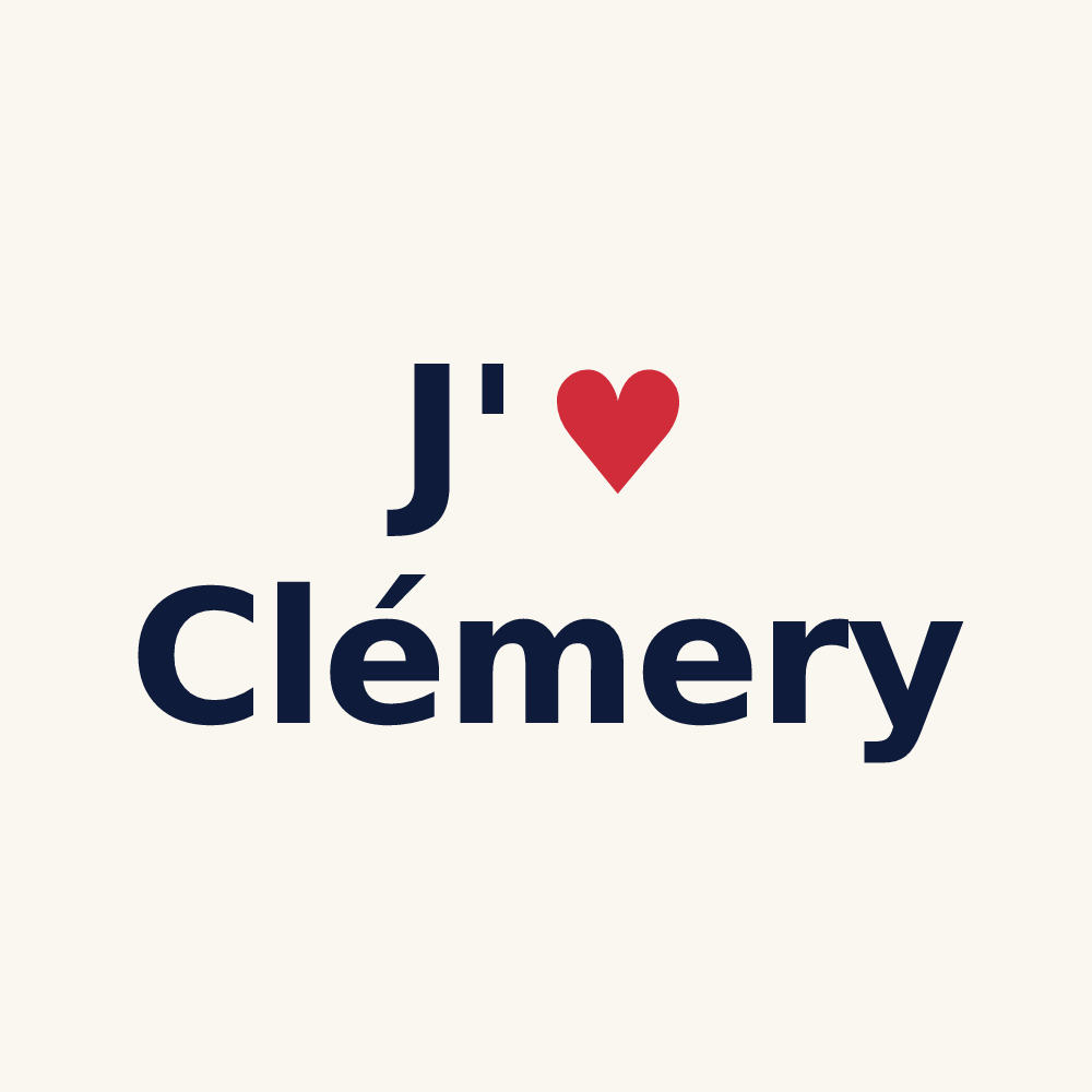 Tasse personnalisée Clémery — design J'aime Clémery