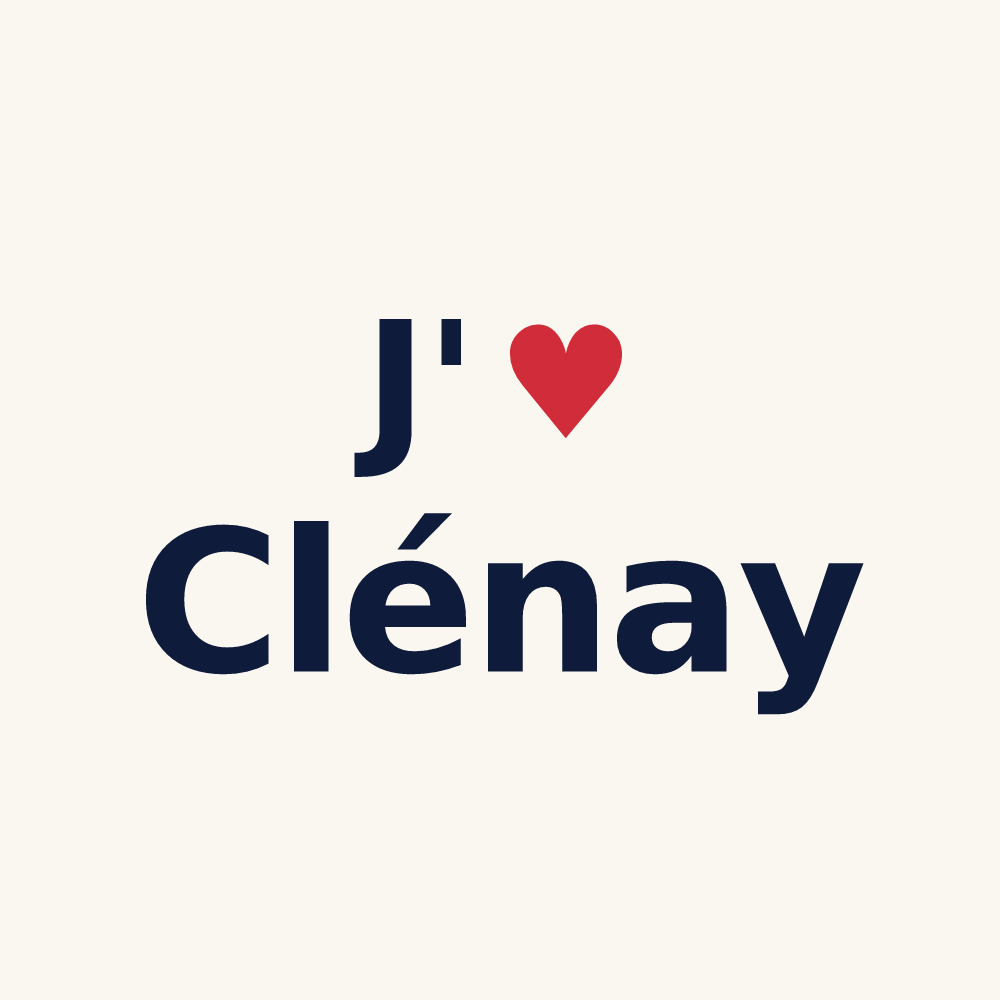 Tasse personnalisée Clénay — design J'aime Clénay