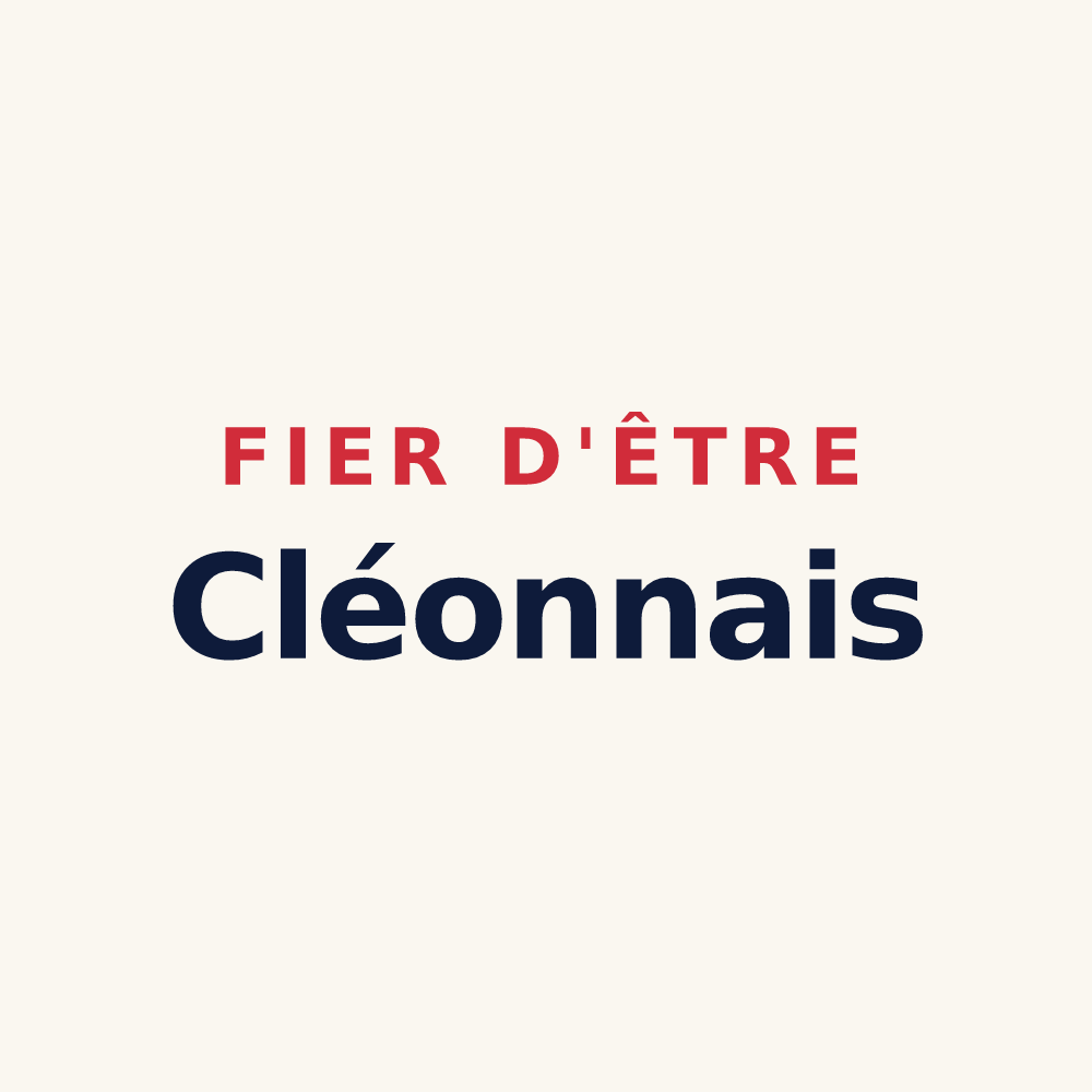 Tasse « Fier d'être Cléonnais » — design pour Cléon-d'Andran