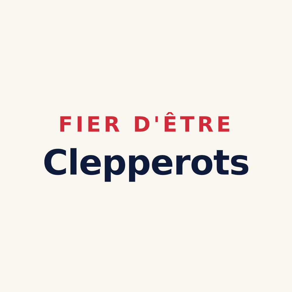 Tasse « Fier d'être Clepperots » — design pour Cleppé