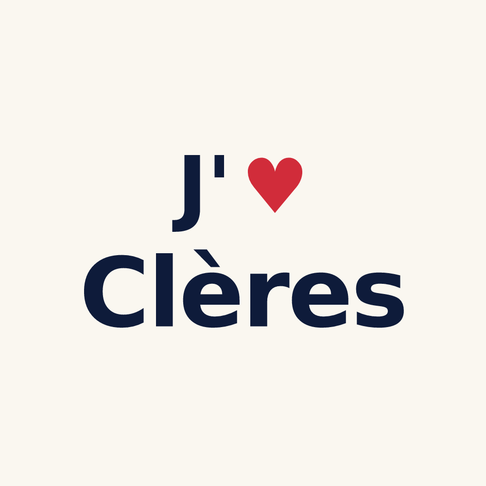 Tasse personnalisée Clères — design J'aime Clères