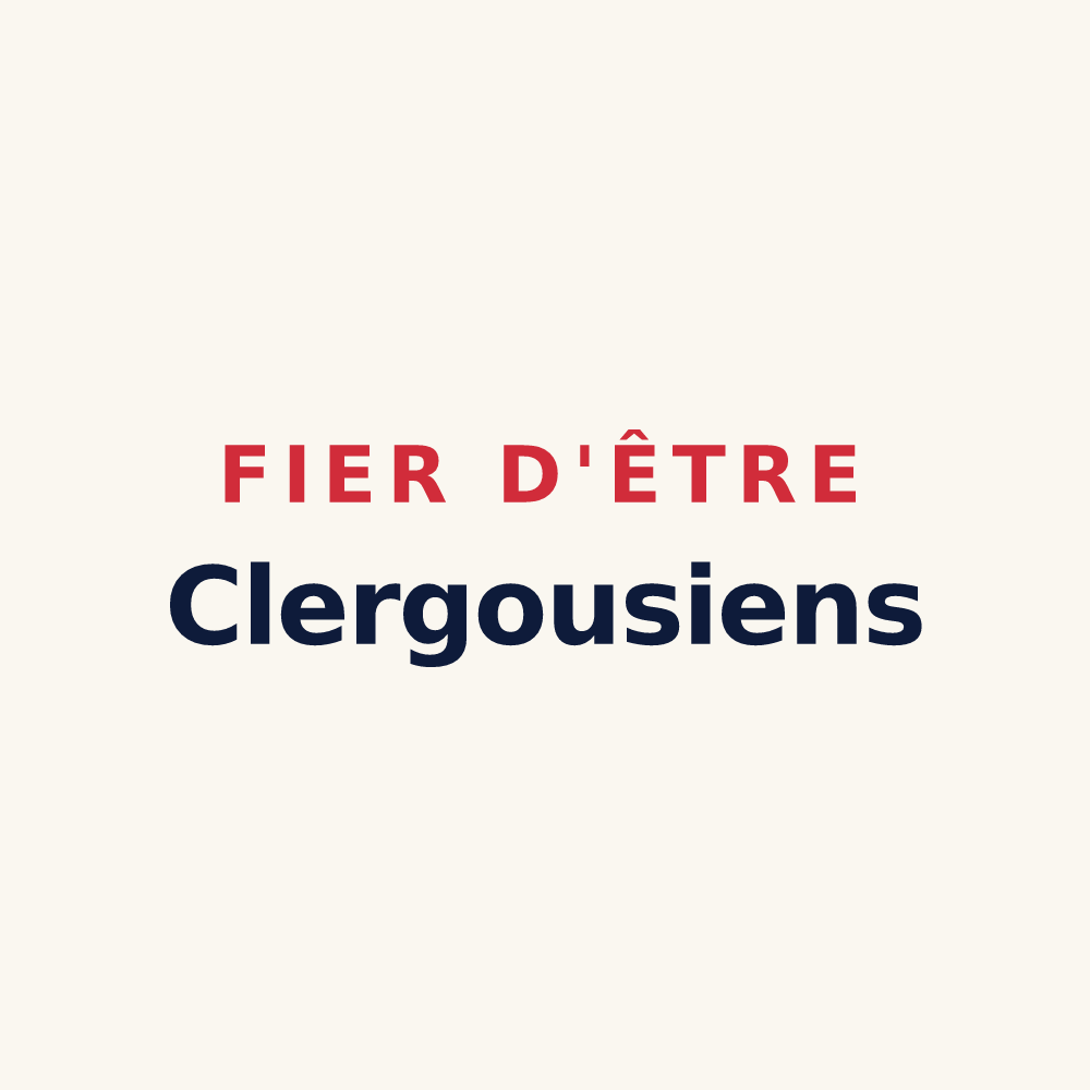 Tasse « Fier d'être Clergousiens » — design pour Clergoux