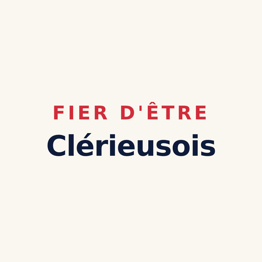 Tasse « Fier d'être Clérieusois » — design pour Clérieux