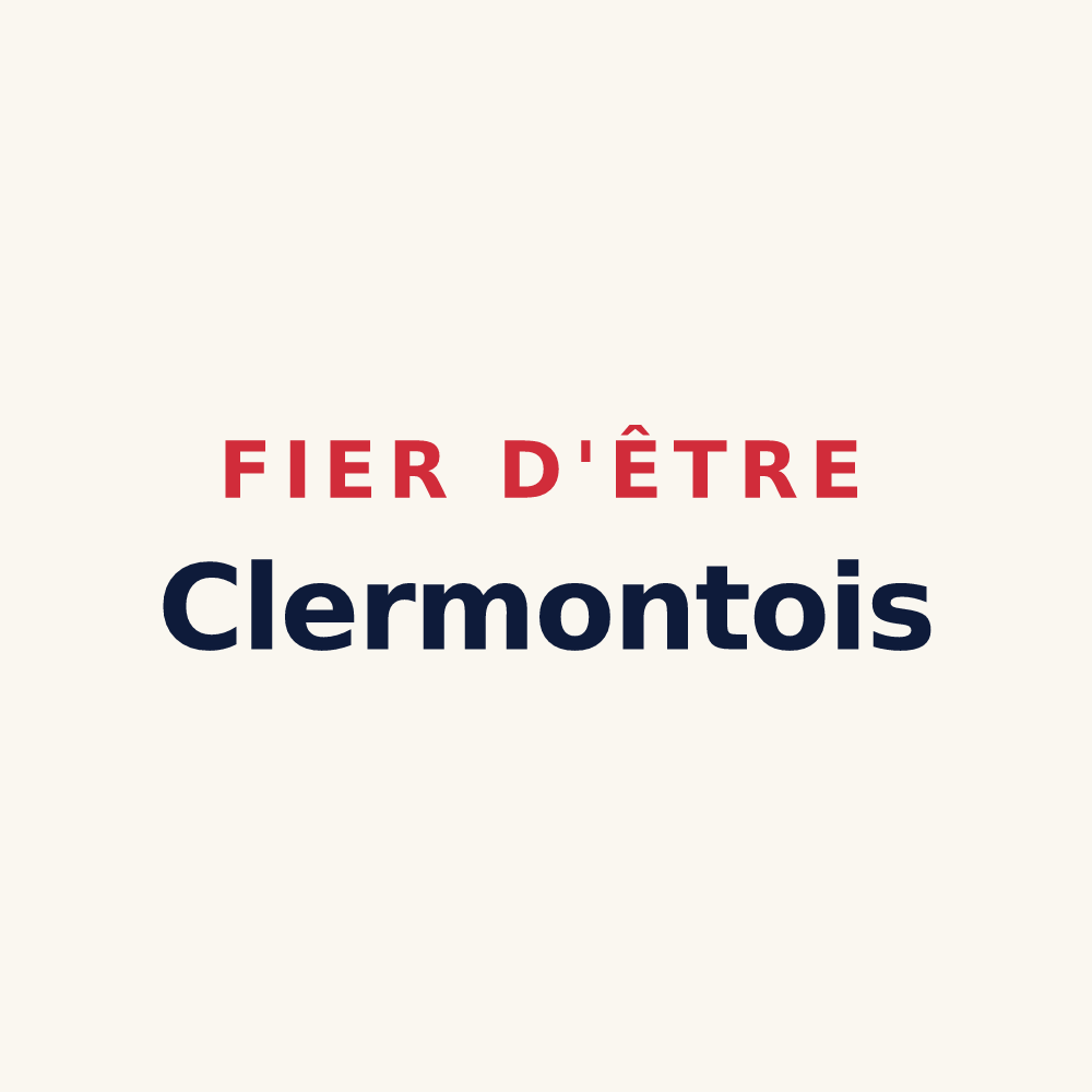 Tasse « Fier d'être Clermontois » — design pour Clermont-Dessous