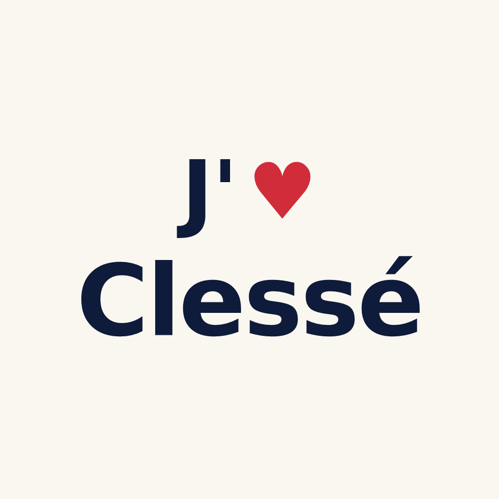 Tasse personnalisée Clessé — design J'aime Clessé