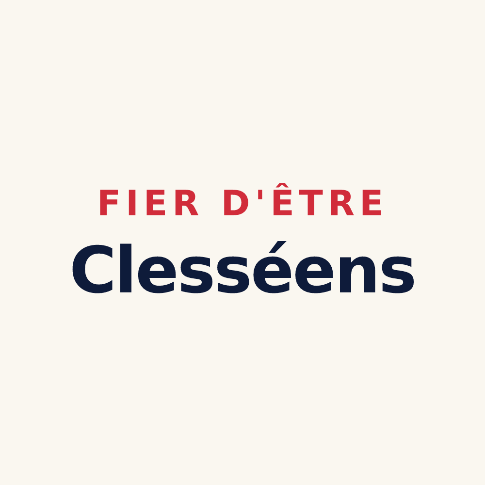 Tasse « Fier d'être Clesséens » — design pour Clessé