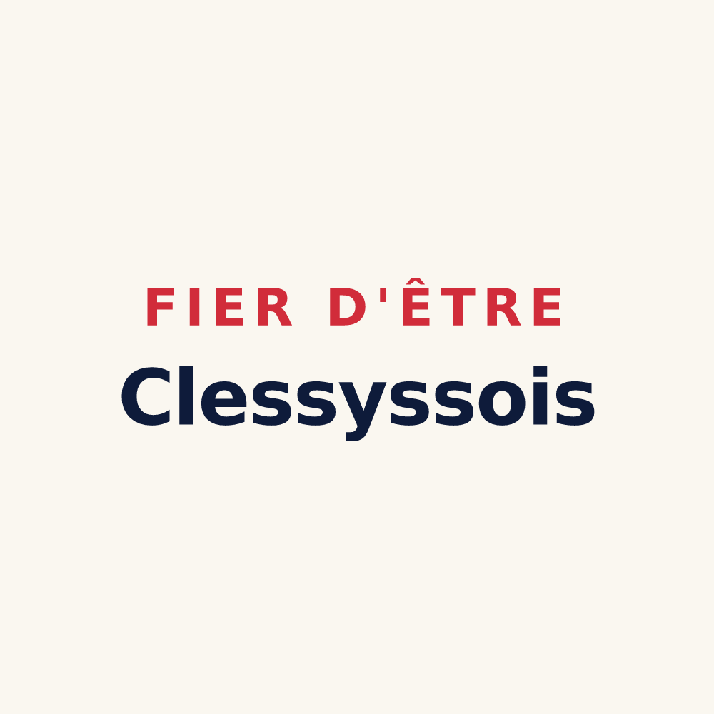 Tasse « Fier d'être Clessyssois » — design pour Clessy