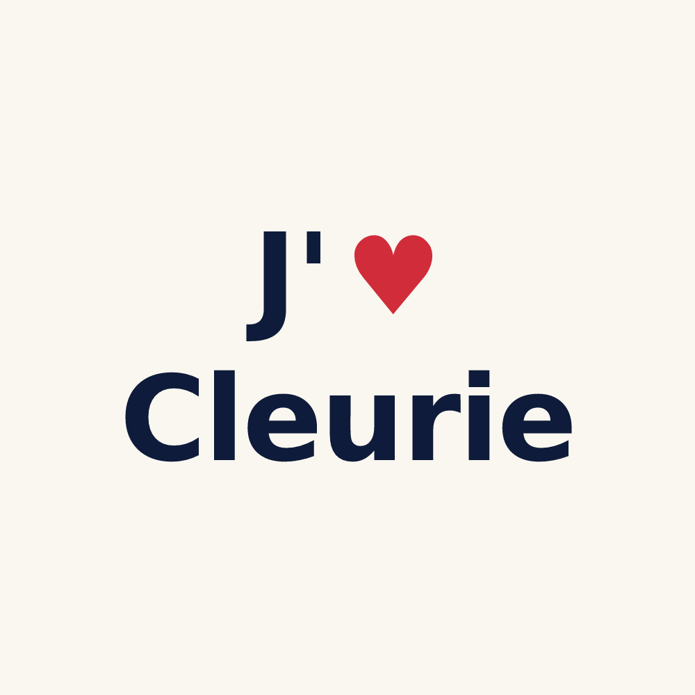 Tasse personnalisée Cleurie — design J'aime Cleurie