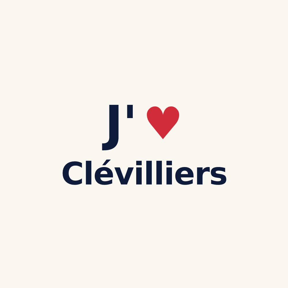Tasse personnalisée Clévilliers — design J'aime Clévilliers