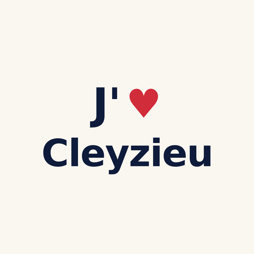 Tasse personnalisée Cleyzieu — design J'aime Cleyzieu