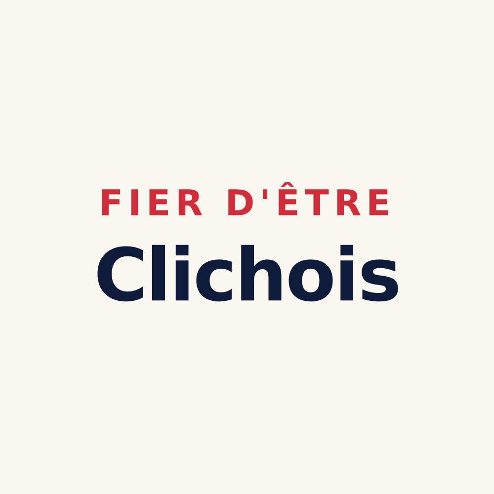 Tasse « Fier d'être Clichois » — design pour Clichy