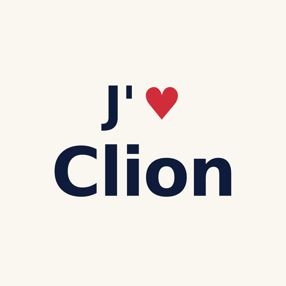 Tasse personnalisée Clion — design J'aime Clion