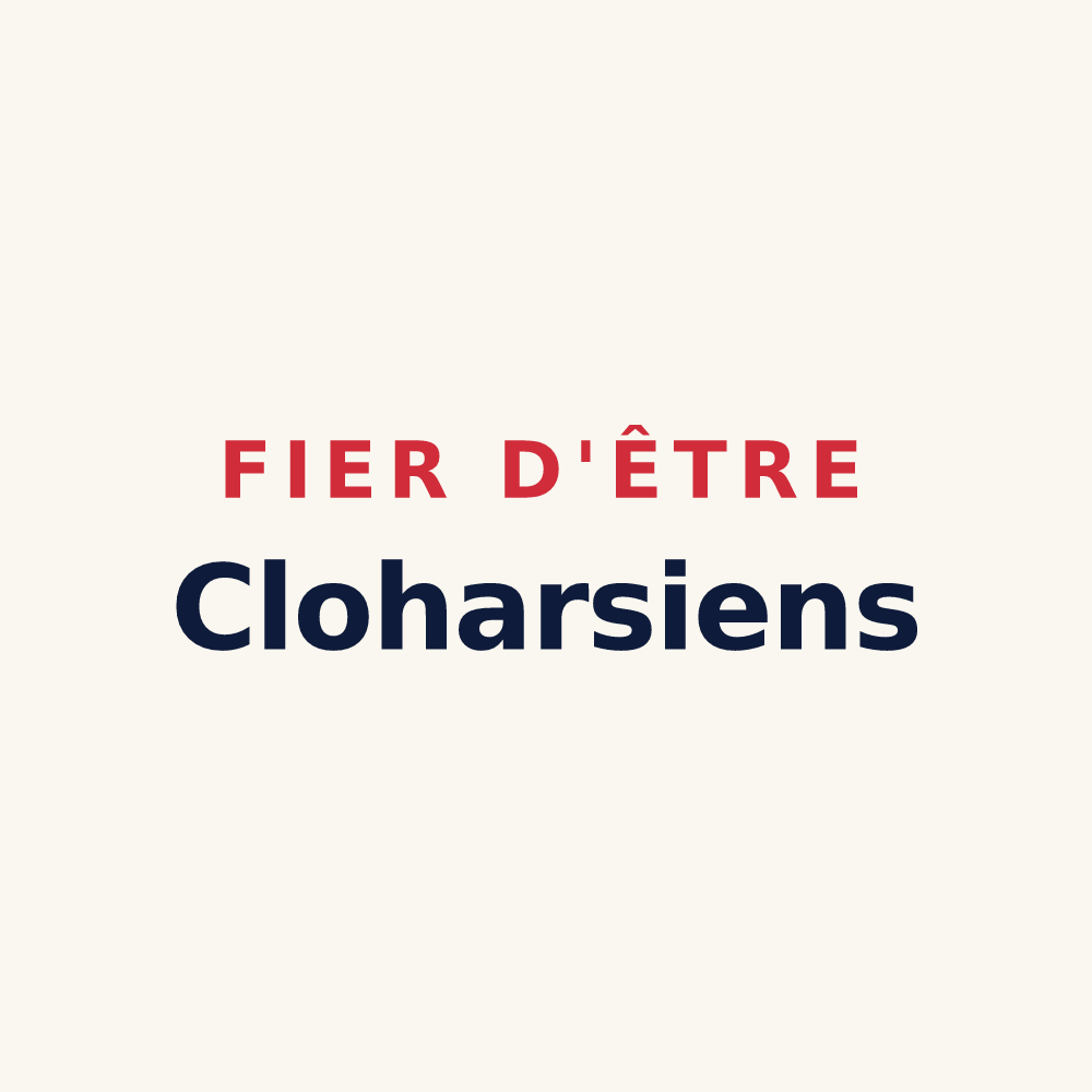Tasse « Fier d'être Cloharsiens » — design pour Clohars-Carnoët