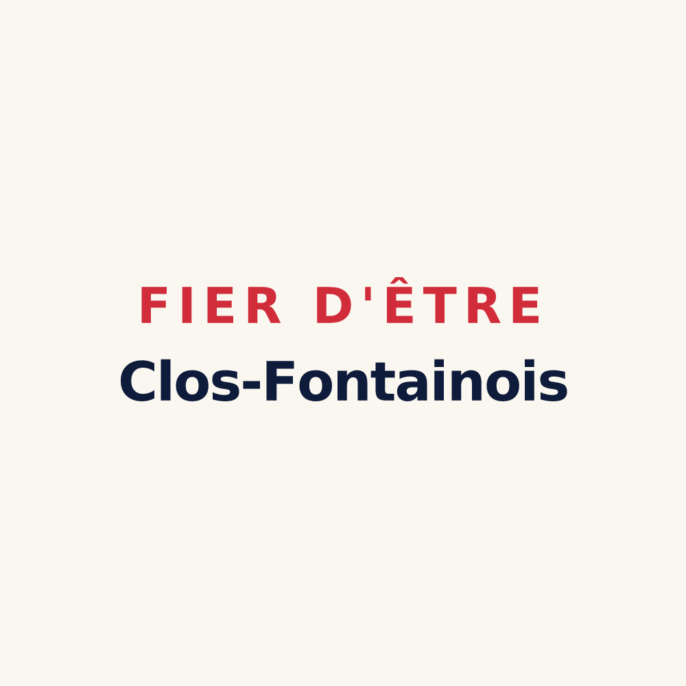 Tasse « Fier d'être Clos-Fontainois » — design pour Clos-Fontaine