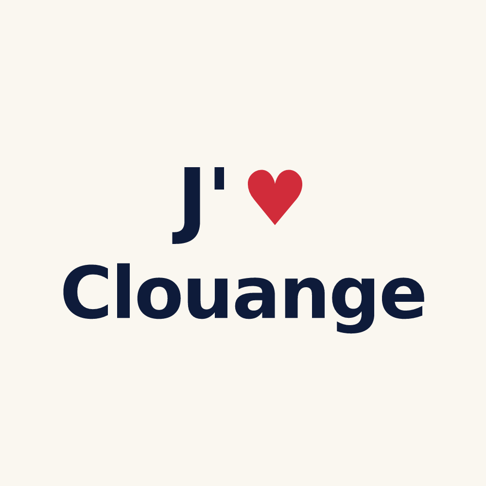 Tasse personnalisée Clouange — design J'aime Clouange