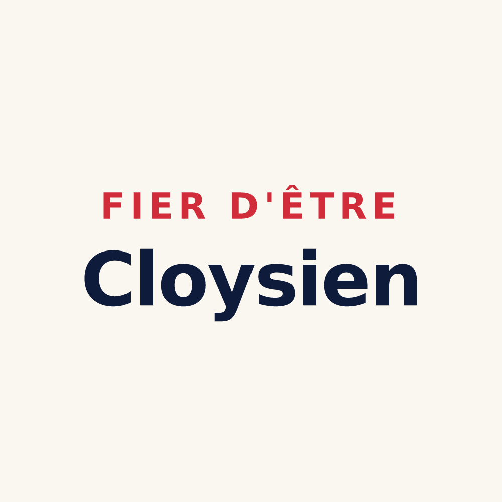 Tasse « Fier d'être Cloysien » — design pour Cloyes-les-Trois-Rivières