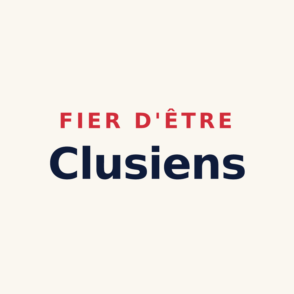 Tasse « Fier d'être Clusiens » — design pour Cluses