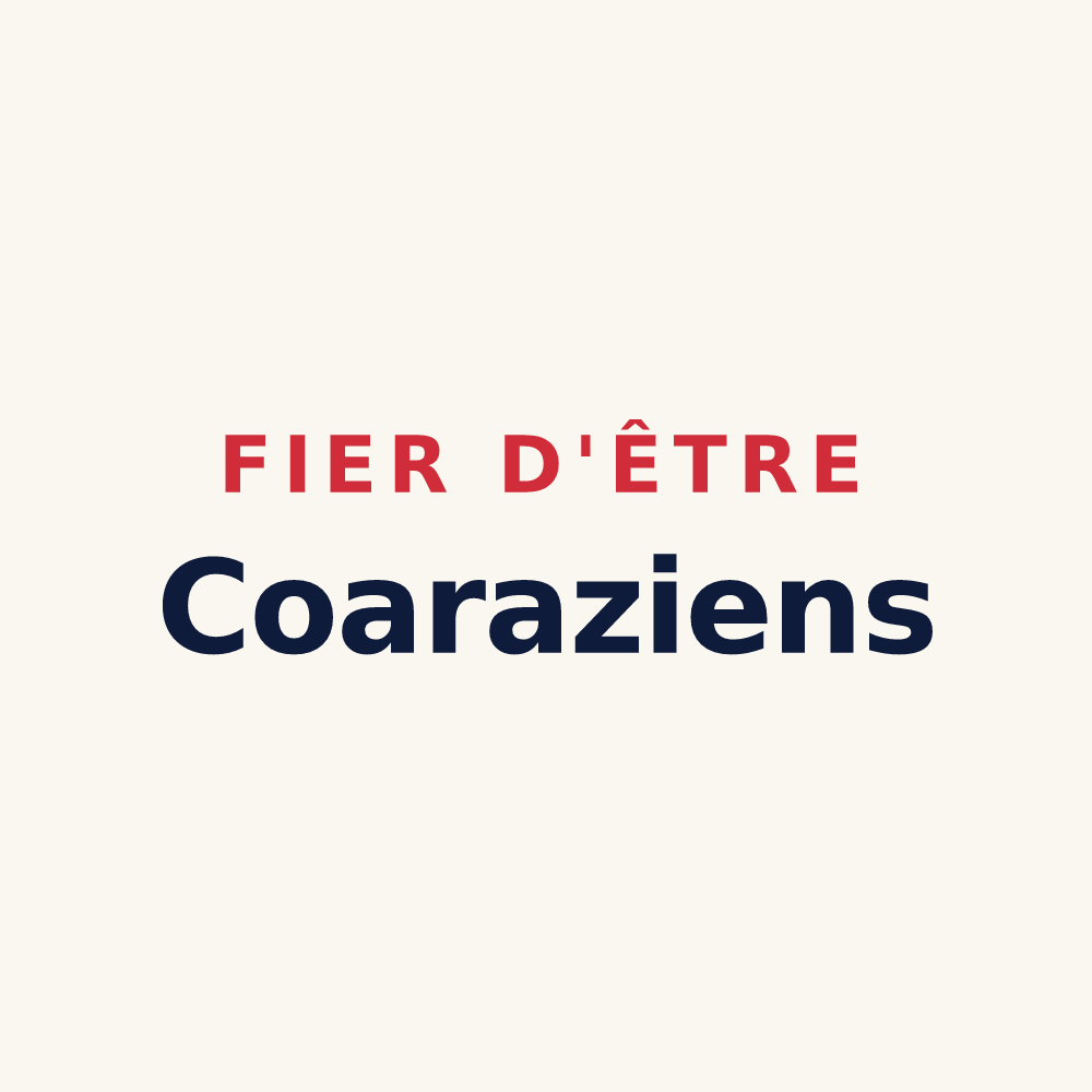 Tasse « Fier d'être Coaraziens » — design pour Coaraze