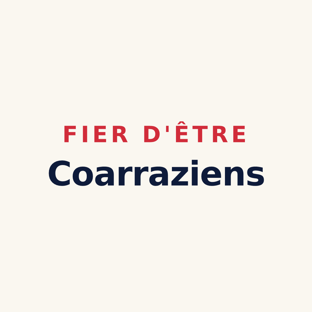 Tasse « Fier d'être Coarraziens » — design pour Coarraze