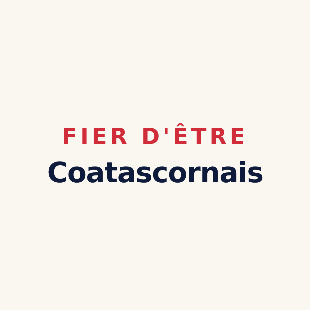 Tasse « Fier d'être Coatascornais » — design pour Coatascorn