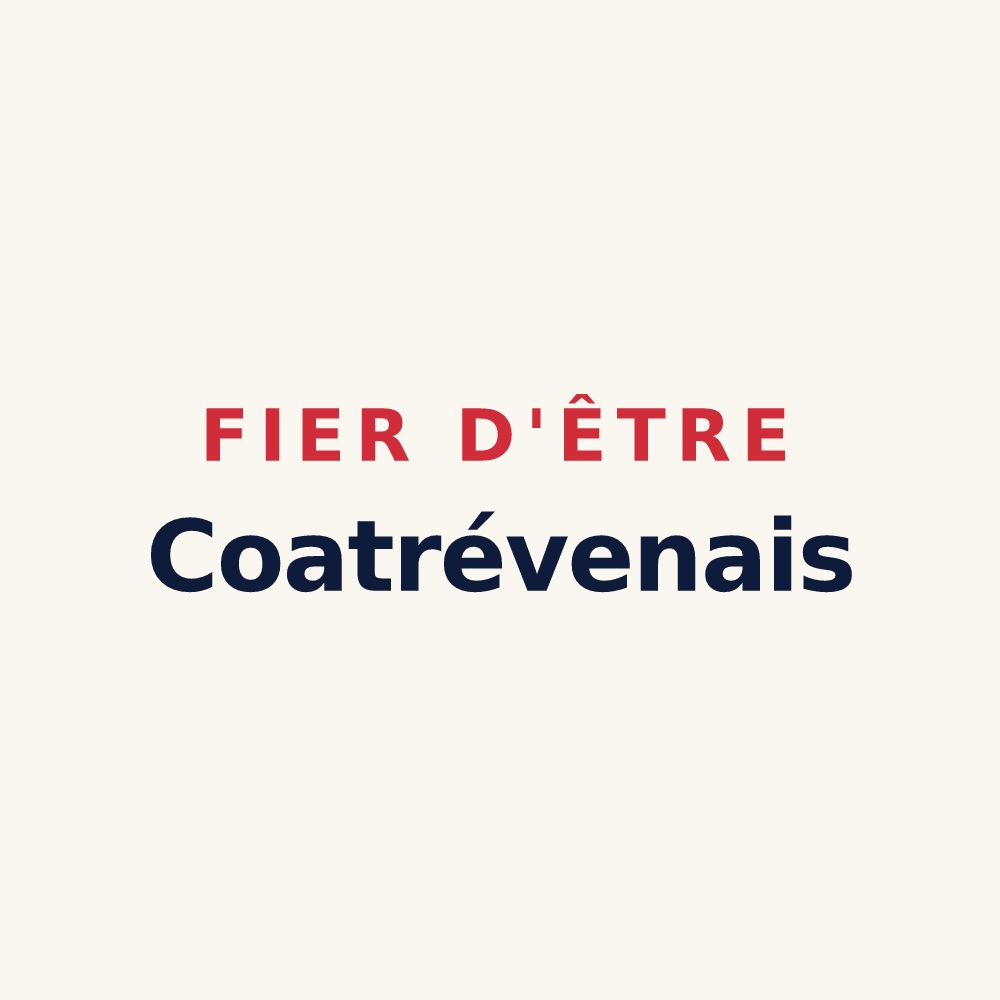 Tasse « Fier d'être Coatrévenais » — design pour Coatréven