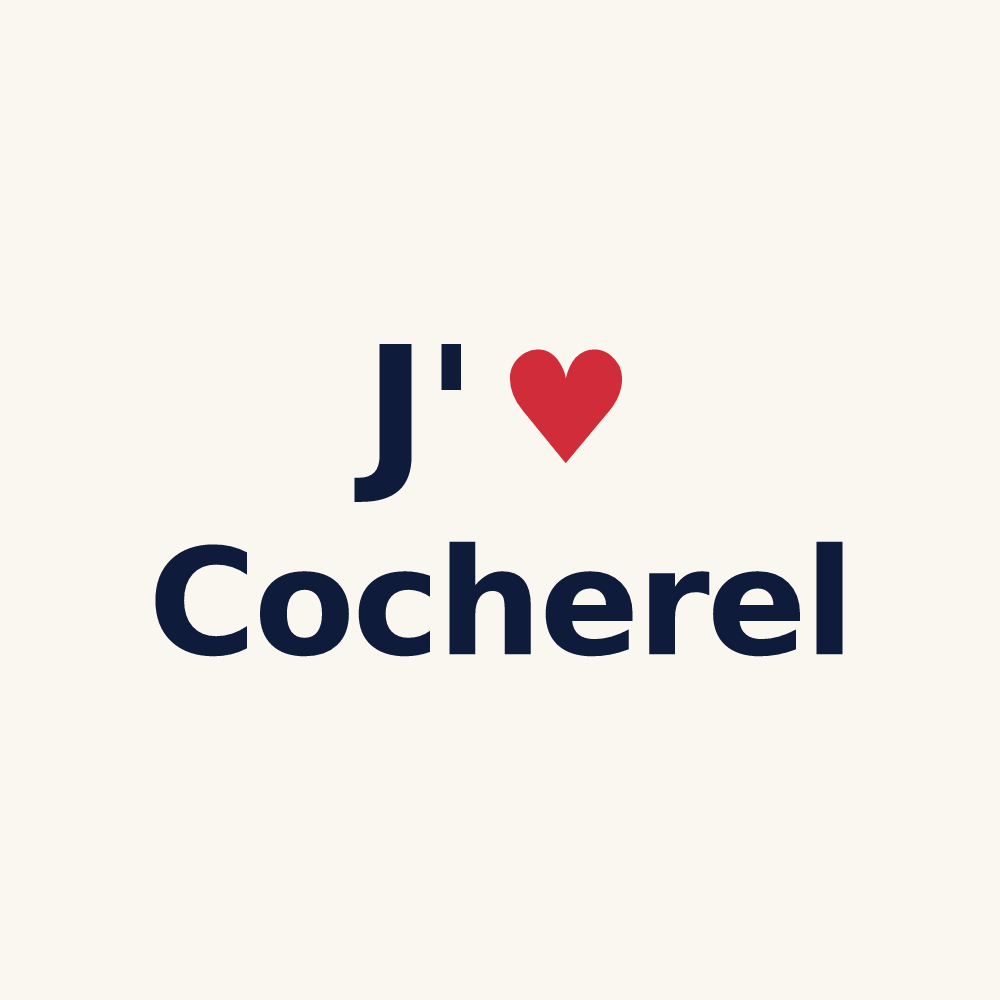 Tasse personnalisée Cocherel — design J'aime Cocherel