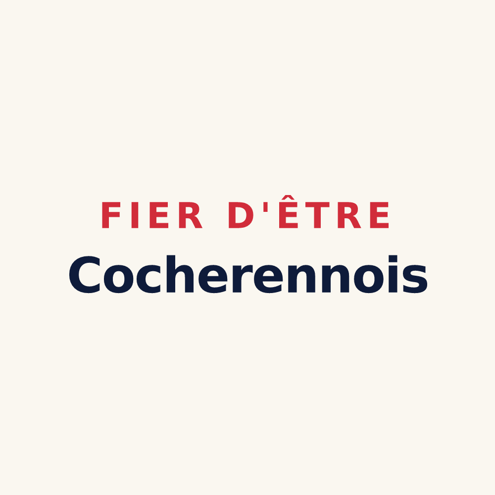 Tasse « Fier d'être Cocherennois » — design pour Cocheren