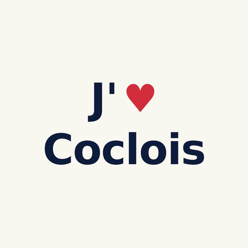 Tasse personnalisée Coclois — design J'aime Coclois