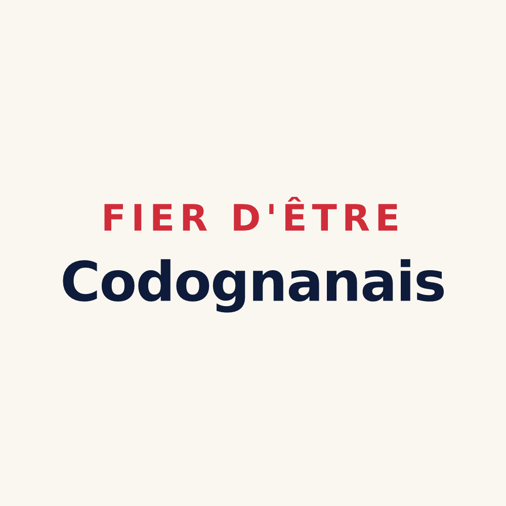 Tasse « Fier d'être Codognanais » — design pour Codognan