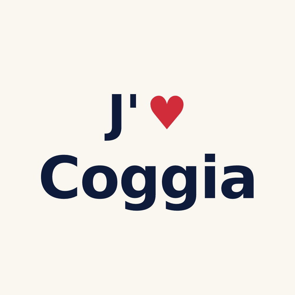 Tasse personnalisée Coggia — design J'aime Coggia